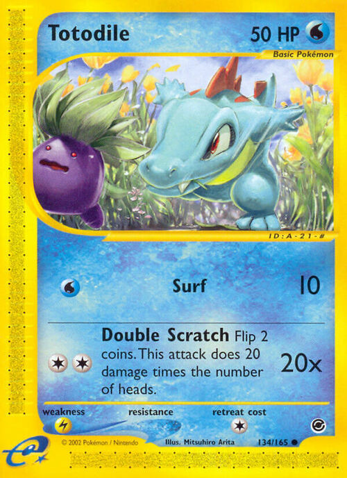 Totodile Card Front