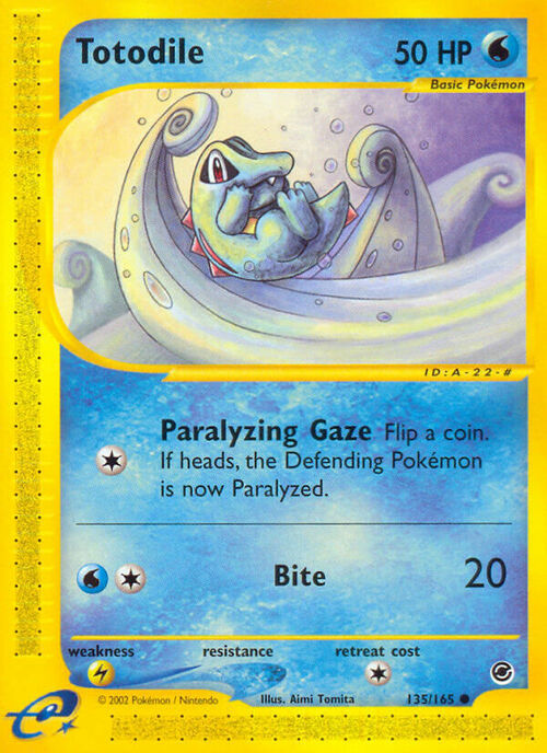 Totodile Card Front