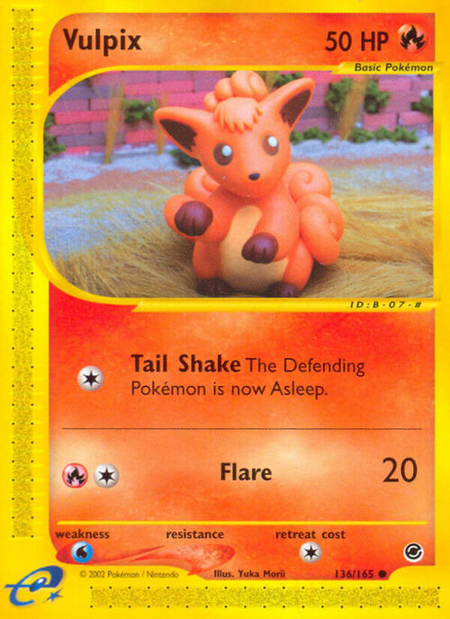 Vulpix Card Front