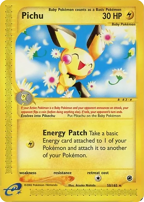 Pichu Card Front