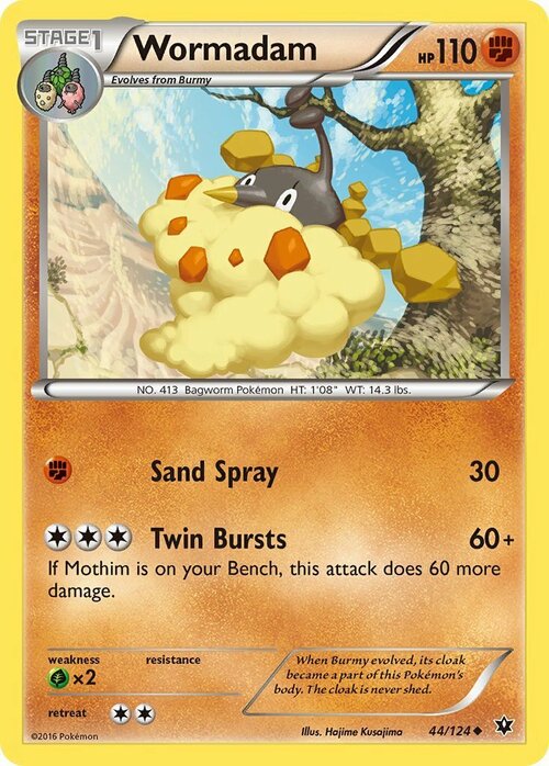 Wormadam [Sand Spray | Twin Bursts] Card Front