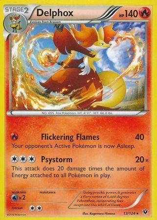 Delphox Card Front