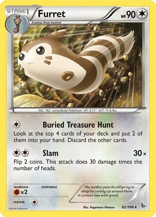 Furret Card Front