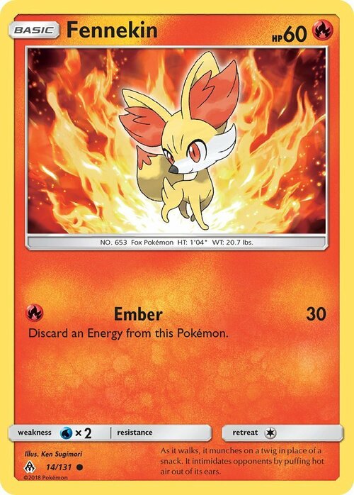 Fennekin Card Front