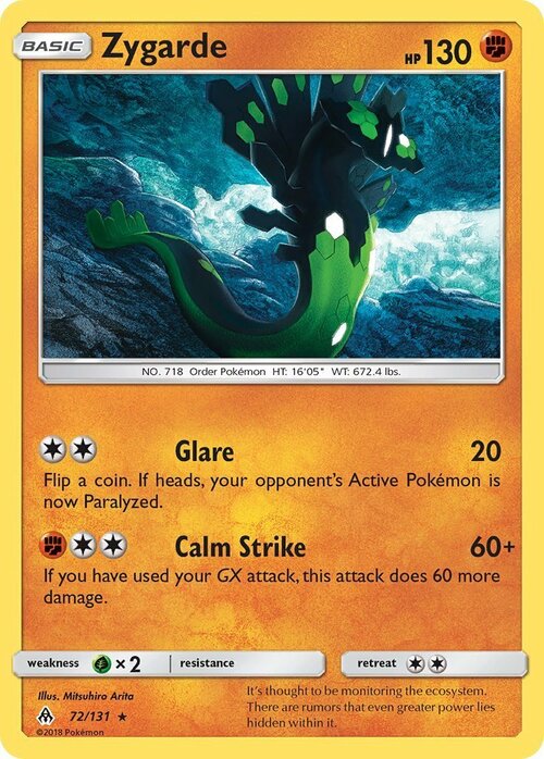 Zygarde Card Front