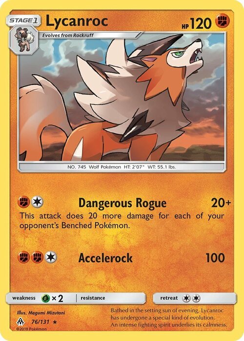 Lycanroc Card Front