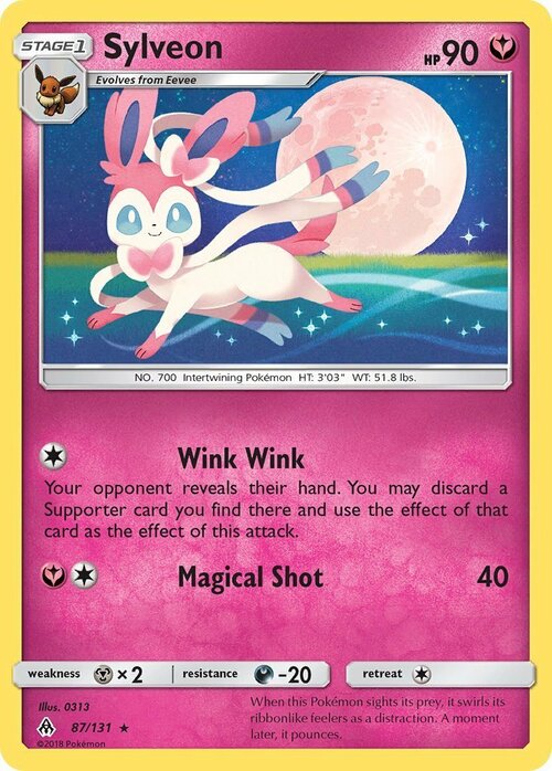 Sylveon Card Front