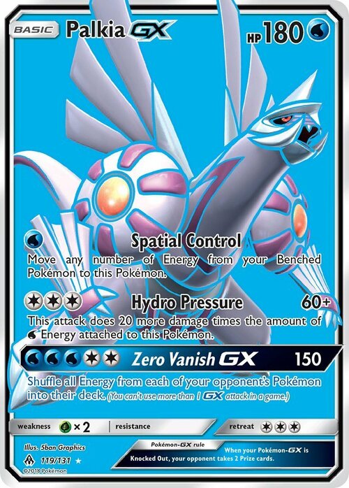 Palkia GX Card Front