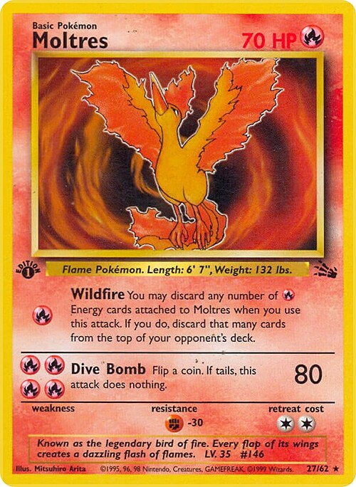 Moltres Card Front