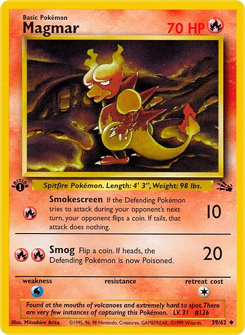 Magmar Card Front