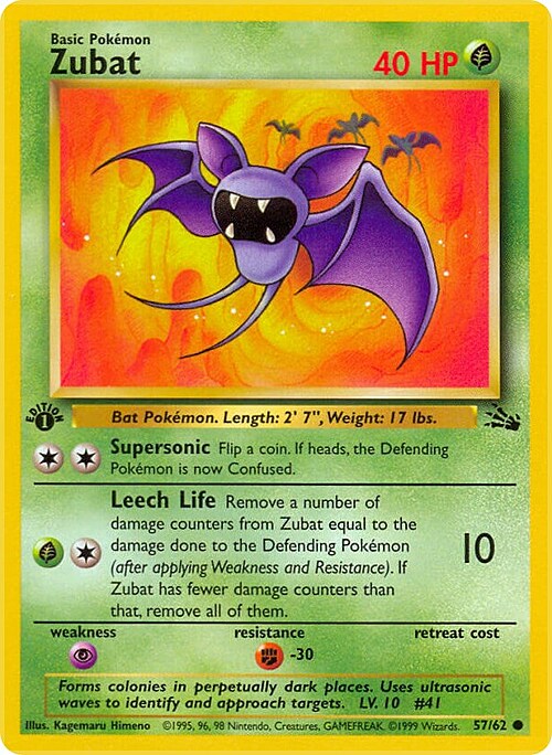 Zubat Card Front