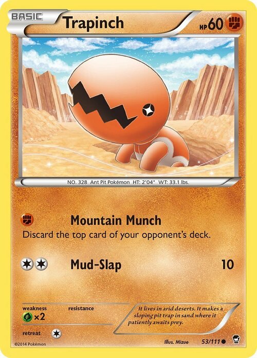 Trapinch Card Front