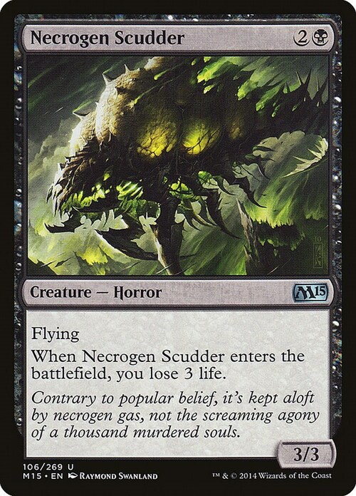 Necrogen Scudder Card Front