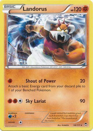 Landorus Card Front