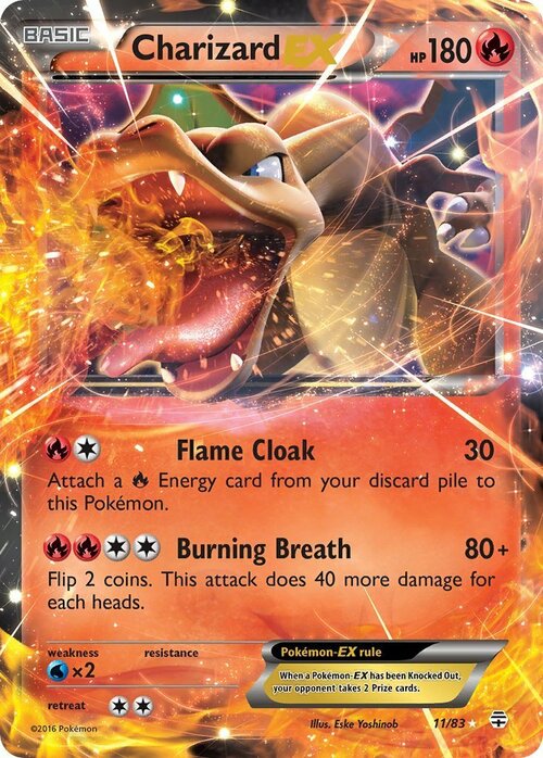 Charizard EX Card Front