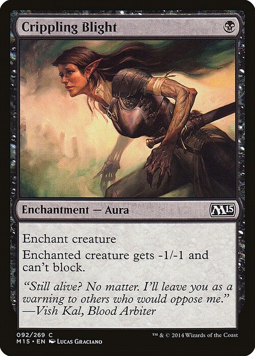 Crippling Blight Card Front