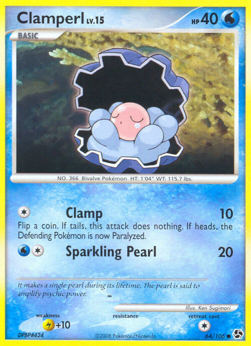 Clamperl Card Front