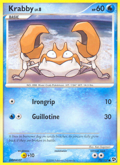 Krabby Card Front