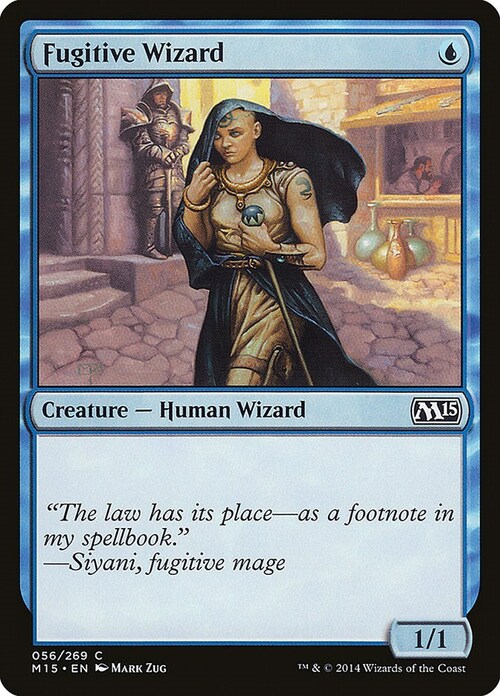 Fugitive Wizard Card Front