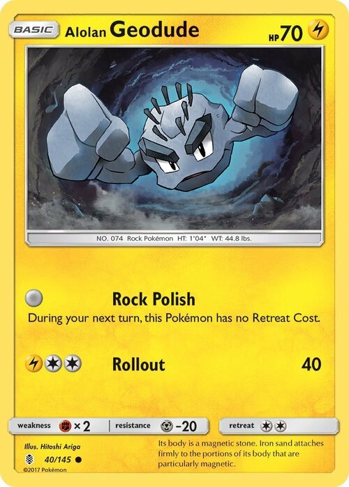 Alolan Geodude Card Front