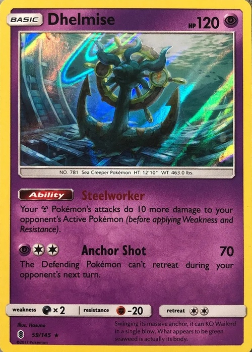 Dhelmise Card Front