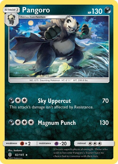 Pangoro Card Front