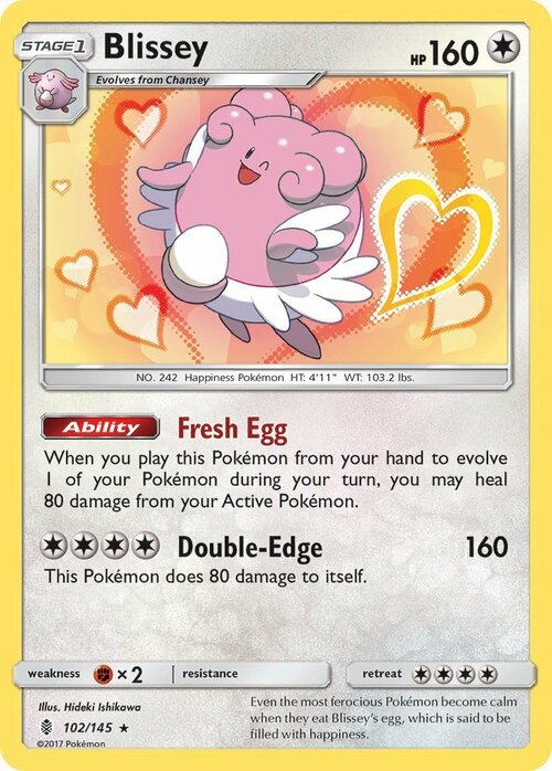 Blissey Card Front