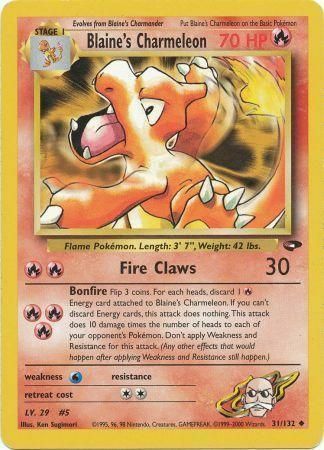 Blaine's Charmeleon Card Front