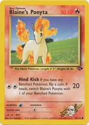 Blaine's Ponyta