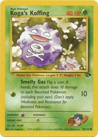 Koga's Koffing Card Front