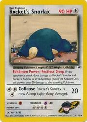 Rocket's Snorlax