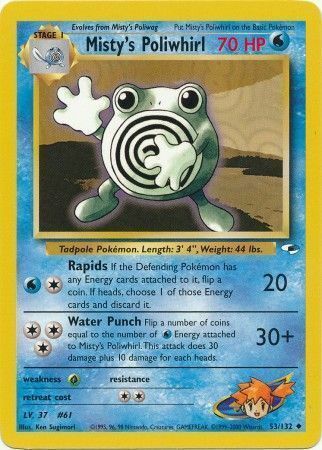 Misty's Poliwhirl Card Front