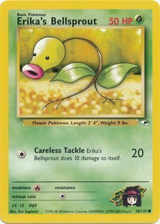 Erika's Bellsprout Card Front