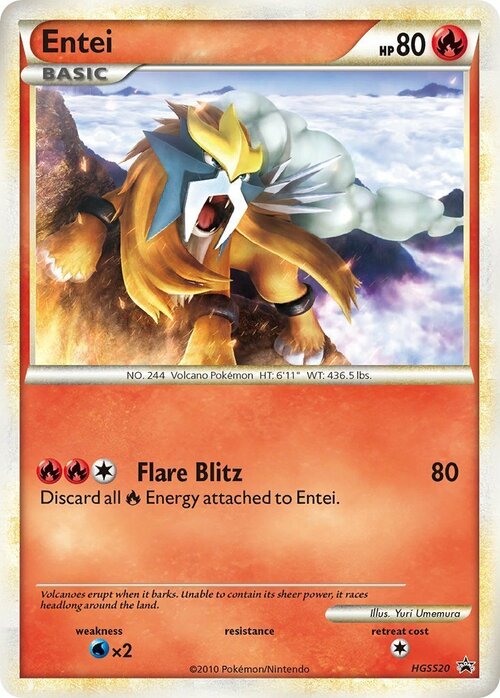 Entei Card Front