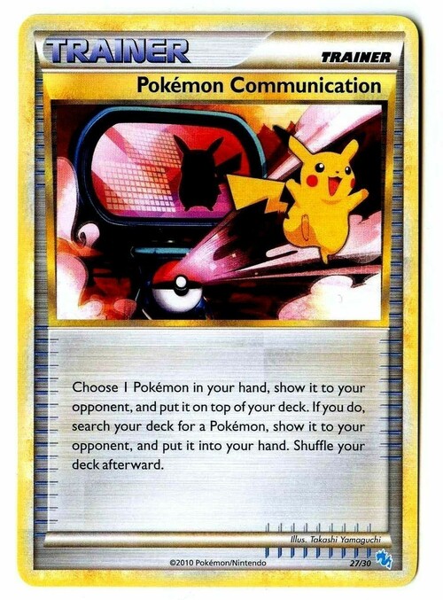 Pokémon Communication Card Front