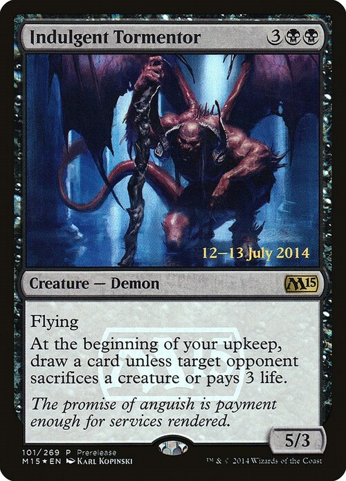 Indulgent Tormentor Card Front