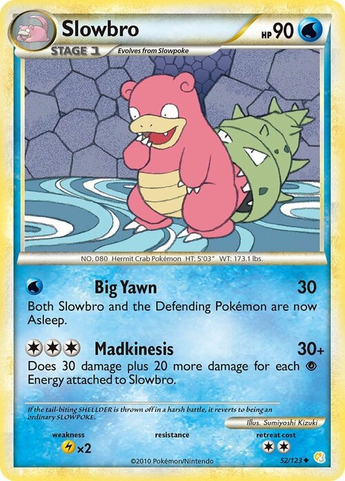 Slowbro Card Front