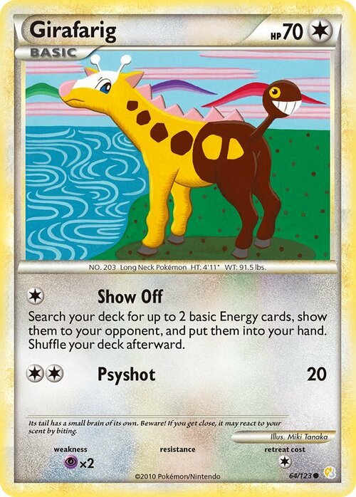 Girafarig Card Front