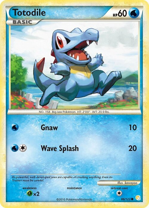 Totodile Card Front