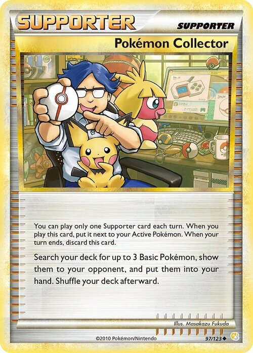 Pokémon Collector Card Front