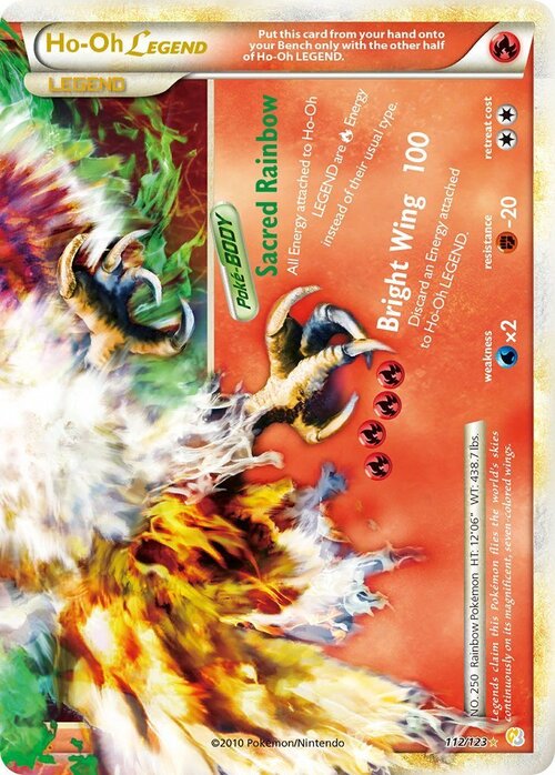 Ho-Oh Legend Card Front