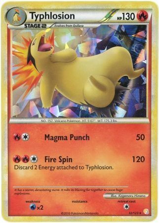 Typhlosion Card Front