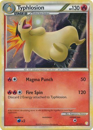 Typhlosion Card Front