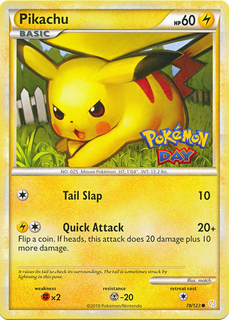 Pikachu Card Front