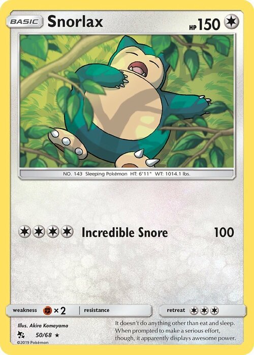 Snorlax Card Front