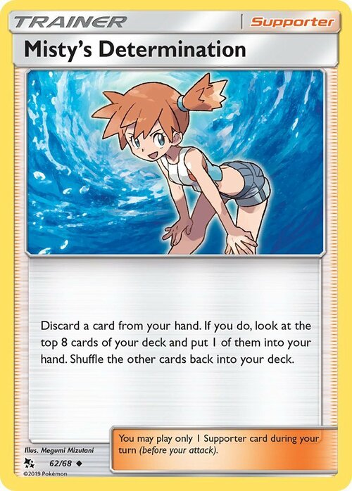 Misty's Determination Card Front