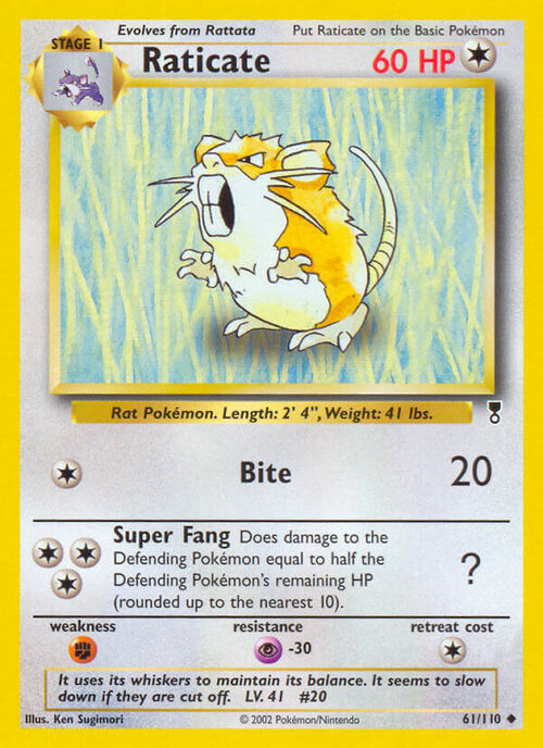 Raticate Card Front