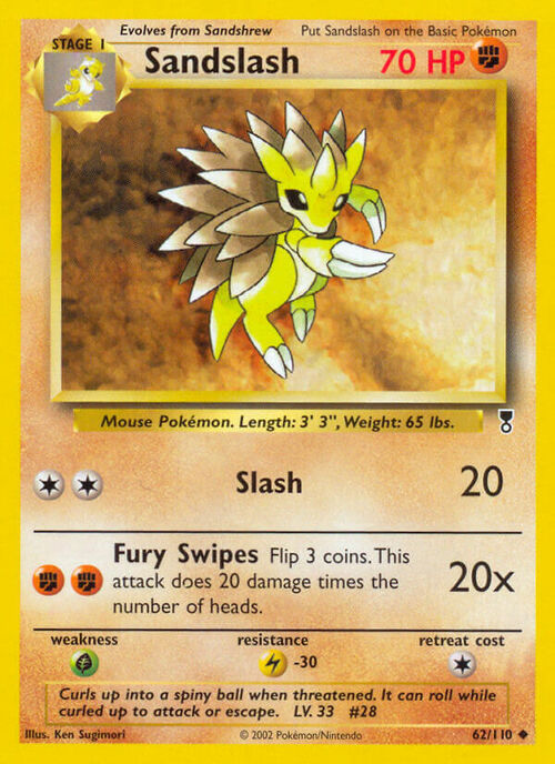 Sandslash Card Front