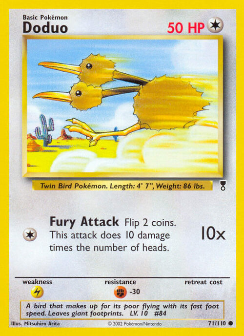 Doduo Card Front