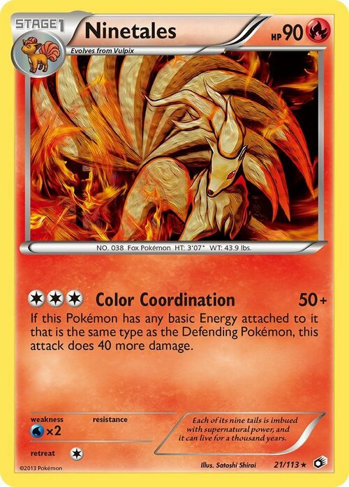 Ninetales Card Front